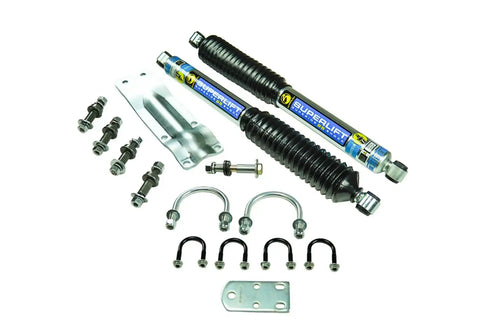 Superlift 92714 Dual Steering Stabilizer Kit-Bil-73-91 GM 1/2&3/4 Sld Axl/69-93 Ddg 4WD