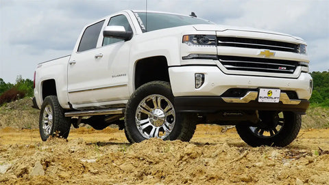 Superlift K160B 6.5 Lift Kit-14-16 Silv/Sierra 1500 4WD w OE Cast Stl Ctrl Arms Bil Rr Shcks