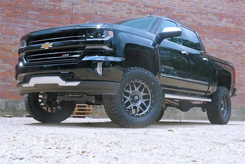 Superlift K160B 6.5 Lift Kit-14-16 Silv/Sierra 1500 4WD w OE Cast Stl Ctrl Arms Bil Rr Shcks