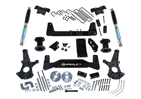 Superlift K162B 6.5 Lift Kit - 07-13 Silverado/Sierra 1500 4WD w/ Bilstein Rear Shocks