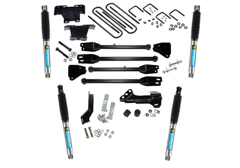 Superlift K166B 4 4-Link Lift Kit - 17-22 F-250/F-350 4WD Diesel w/ Bilstein Shocks