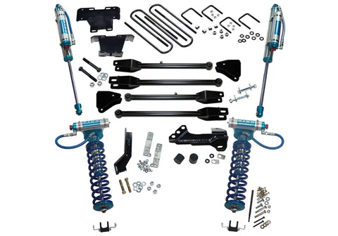Superlift K166KG 4 King Ed 4-Link Lift Kit-17-22 F250/350 4WD w Frt Clvrs & Res Rr Shcks