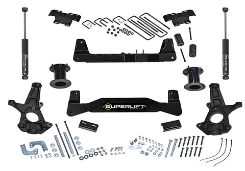 Superlift K181 6.5 Lift Kit-14-18 (19 Old Body) GM1500 2WD w OE Al or SS Ctrl Arms SL Rr Shk