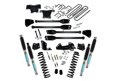 Superlift K230B 4 Lift Kit - 05-07 F250/F350 4WD Diesel w 4-Link Conversion & Bilstein Shocks