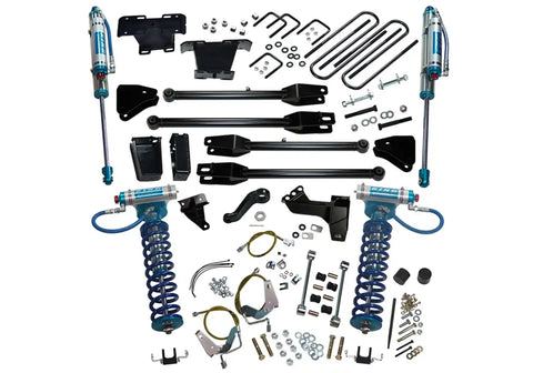 Superlift K234KG 6 Lift Kit - 08-10 F250/F350 4WD w/ 4-Link Conversion & King Clvrs/Shocks