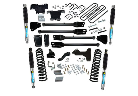 Superlift K237B 6 Lift Kit - 11-16 F250/F350 4WD Dsl w/ 4-Link Conversion & Bil Shocks