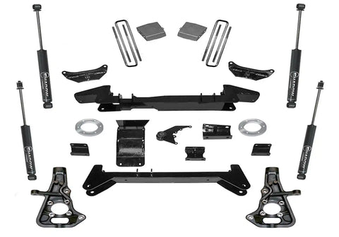 Superlift K860 6 Lift Kit - 01-10 Silv/Sierra 2500HD/3500HD 4WD Knuckle w/ SL Shocks