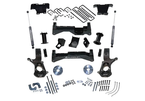 Superlift K898B 8 Lift Kit - 07-16 Silv/Sierra 1500 4WD w/ Cast Steel Ctrl Arms w/Bil Rr Shocks