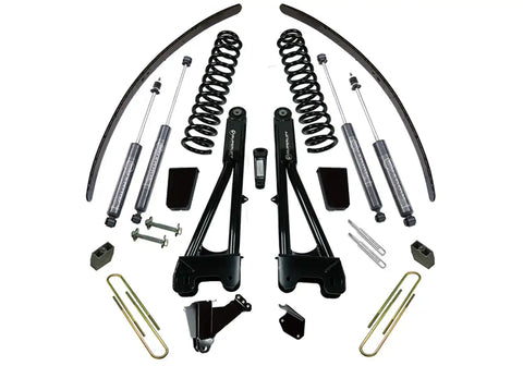 Superlift K979B 8 Lift Kit - 05-07 F250/F350 4WD Dsl w/ Replacement Radius Arms Bil Shocks