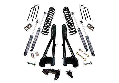 Superlift K981B 4 Lift Kit - 08-10 F250/F350 4WD Dsl w/ Replacement Radius Arms Bil Shocks