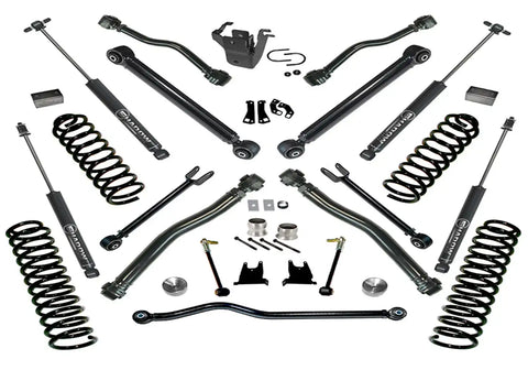 Superlift K997 4 Lift Kit - 07-18 Wrangler JK 4-door w/ Reflex Ctrl Arms & SL Shocks
