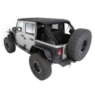 Smittybilt 9083235 - BOWLESS COMBO TOP W/TINTED WINDOWS BLACK DIAMOND 07-18 WRANGLER (JK) 4 DOOR