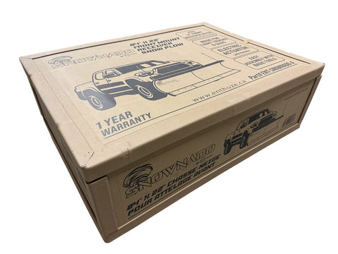 Enthuze Snownado 84" T-Frame Snow Plow with Actuator and Remote