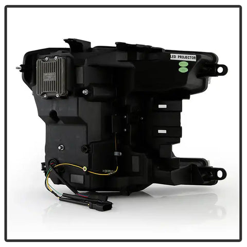 Spyder Auto 5088475 (Spyder Apex) High-Power LED Module (High Beam And Low Beam) Equipped Headlights - Black