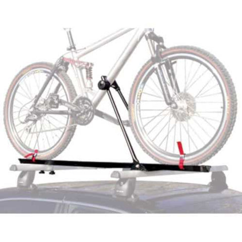 Swagman 64720 Upright Roof Rack Bike Upright Roof Rack Cross Bar Mount Holds 1 Bike Up To 35 Pound