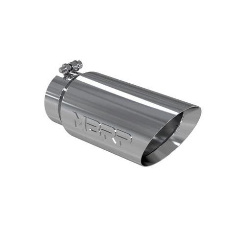 MBRP Exhaust T5053 - 5in. O.D. Dual Wall Angled 4in. inlet 12in. length