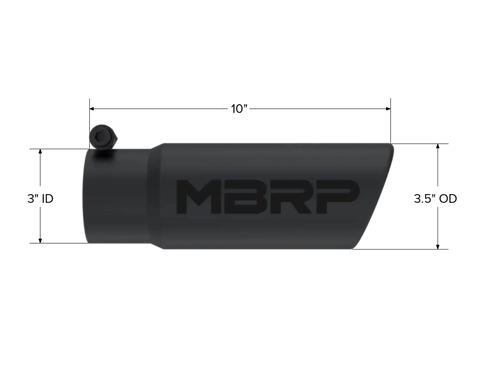 MBRP Exhaust T5115BLK - Tail Pipe Tip