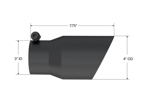 MBRP Exhaust T5122BLK - Tail Pipe Tip