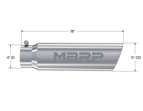 MBRP Exhaust T5124 - Tail Pipe Tip