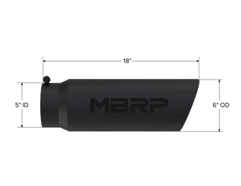 MBRP Exhaust T5125BLK - Tail Pipe Tip