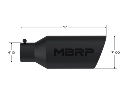 MBRP Exhaust T5126BLK - Tail Pipe Tip