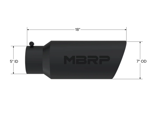 MBRP Exhaust T5127BLK - Tail Pipe Tip