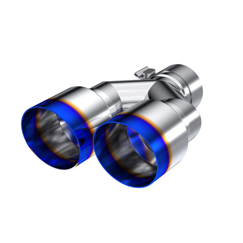 MBRP Exhaust T5170BE - 2.5 Inlet Tip. T304 Stainless Steel, Burnt End.