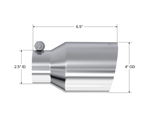 MBRP Exhaust T5176 - Universal 2.5 Inlet Tip.