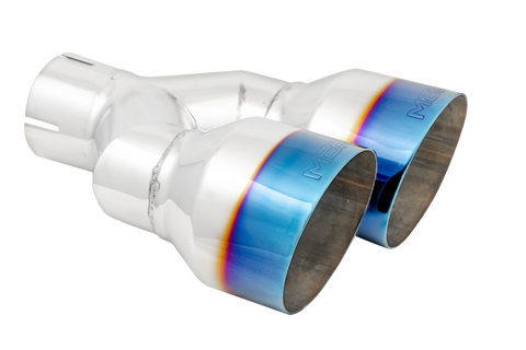 MBRP Exhaust T5178BE - 2.5 Inlet Tip. T304 Stainless Steel, Burnt End.