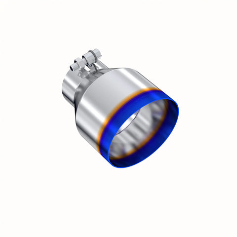 MBRP Exhaust T5184BE - 3in. Inlet Tip. T304 Stainless Steel, Burnt End