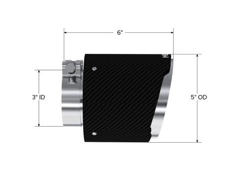 MBRP Exhaust T5184CF - T304 and Carbon Fiber.