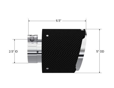 MBRP Exhaust T5190CF - Carbon Fiber and T304 Stainless Steel.