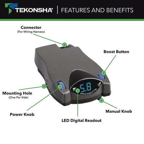 Tekonsha 90885 PRODIGY P2 ELEC. BRK CNTL