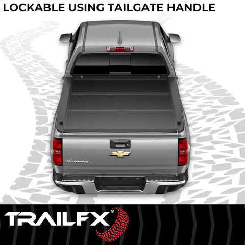 TrailFX TFX1714 - Tonneau Cover  TFX Premium Flush Tri-Fold