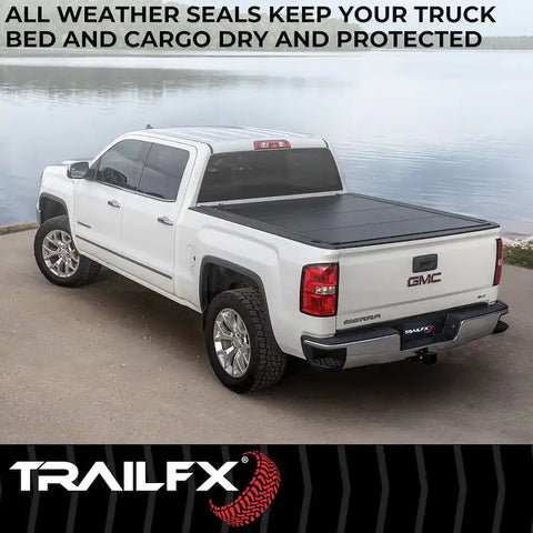 TrailFX TFX1714 - Tonneau Cover  TFX Premium Flush Tri-Fold