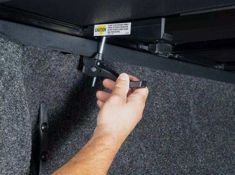 Tonno Pro HF-380 - Hard Fold Tri-folding Tonneau Cover for 2022-2023 Ford Maverick