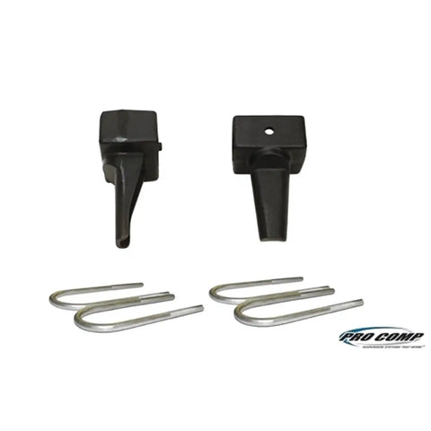 Pro Comp Suspension 58255 2.5 Inch Rear Block With U-Bolt Kit