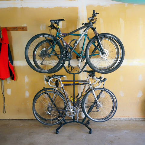 Lets Go Aero V-Tree 4 Four Bike Vertical Stack Mobile Storage Rack