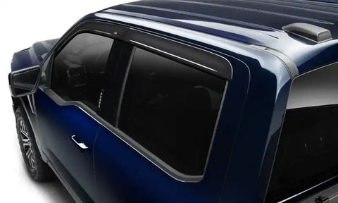Auto Ventshade (AVS) 894044 - Ventvisor Deflector Smoke Low Profile Outside Mount 4 pc.