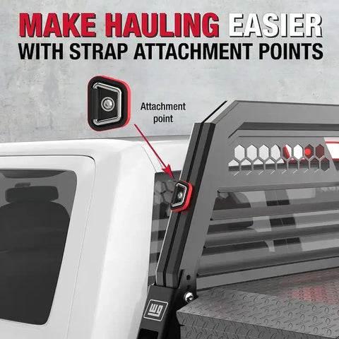 WEATHERGUARD 11908-52-01 HALF BAR ALUMINUM HEADACHE RACK