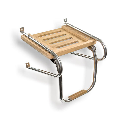 WHITECAP IND 60903 TEAK SWIM PLATFORM W/LADDER INBOARD
