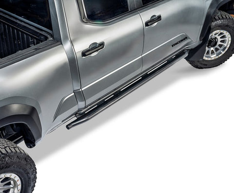 Warn 111171 Rocker Panel Guard Rock Sliders Oval Tube 24-25 Toyota Tacoma Extended Cab