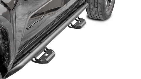 Warn 111171 Rocker Panel Guard Rock Sliders Oval Tube 24-25 Toyota Tacoma Extended Cab