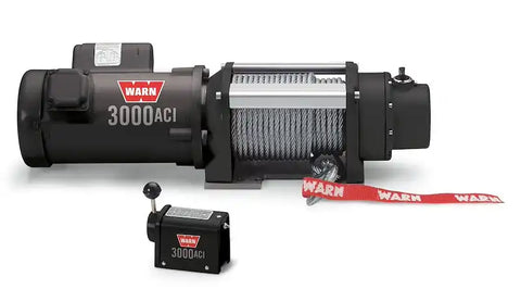 Warn 93000 - Winch 3000 ACI Series Fixed-Mount Industrial Winch Electric 3000