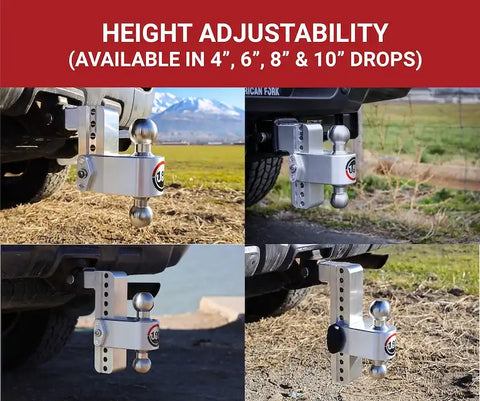 Weigh Safe LTB8-2-KA - Drop Hitch 2 Inch Receiver 12500 GTW