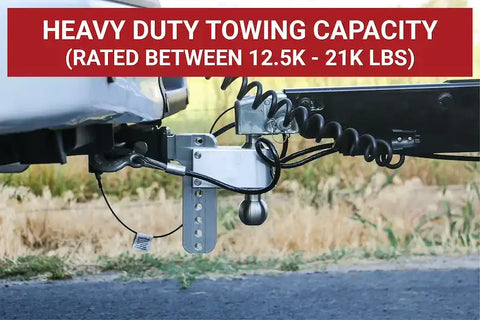 Weigh Safe LTB8-2-KA - Drop Hitch 2 Inch Receiver 12500 GTW