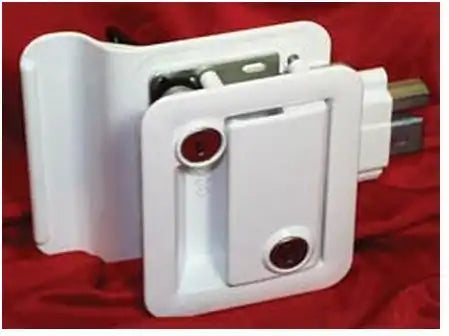 TRAVEL TRAILER LOCK WHITE