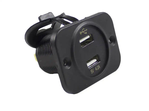 DUAL USB PORT WITH VOLT METER