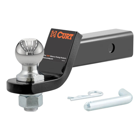 CURT 45036 Loaded Ball Mount with 2 (2 Shank, 7,500 lbs., Drop)