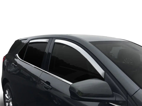 Auto Ventshade (AVS) 684634 - Ventvisor Deflector Chrome Outside Mount 4 pc.